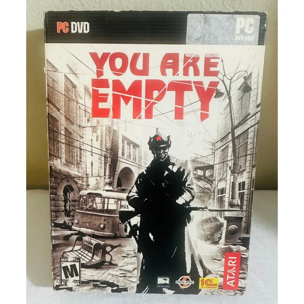 You Are Empty PC Game 2007 CIB Atari Cult Survival Horror W/ Slipcover Manual